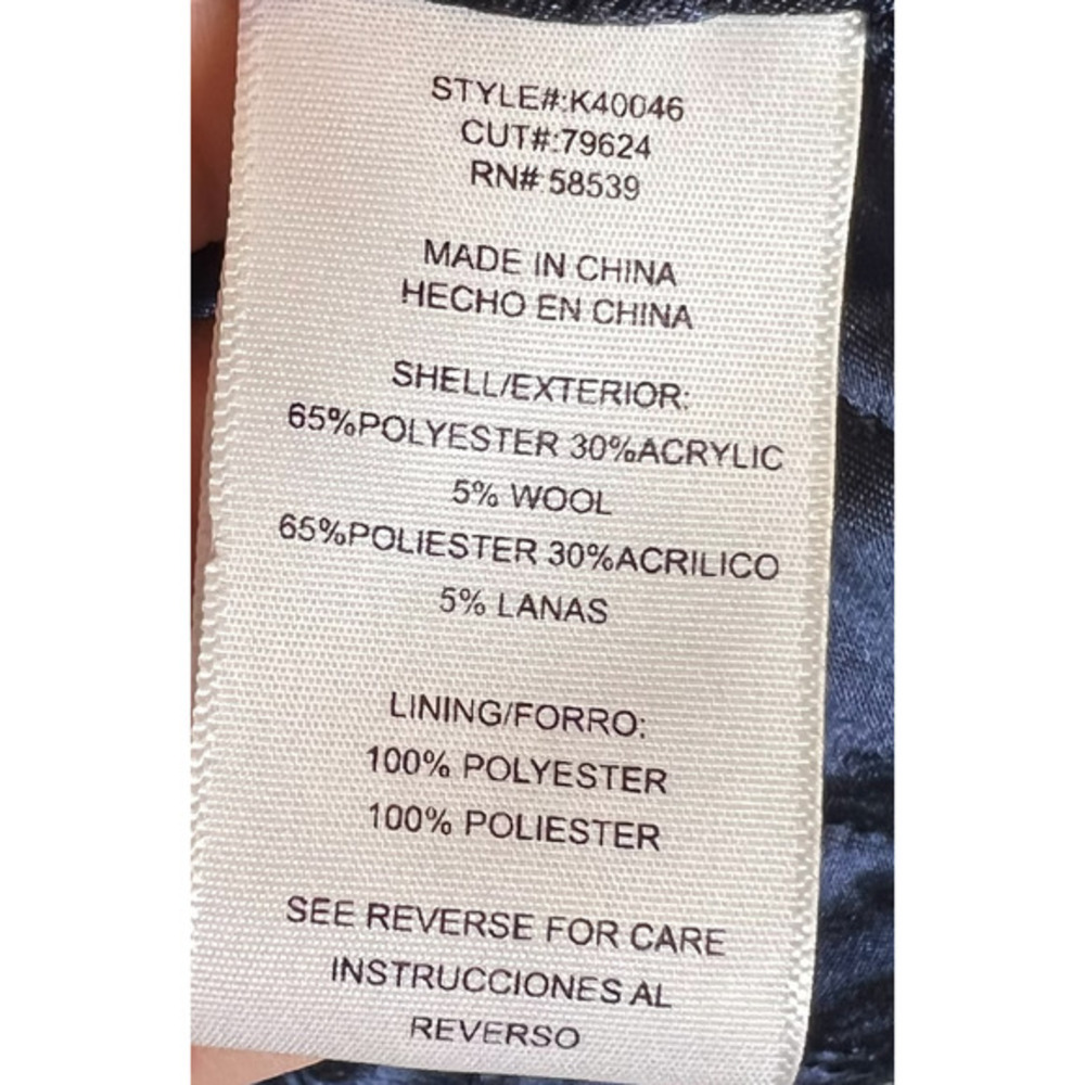 KUT from the Kloth Navy Coat Size Small - Picture 7 of 10